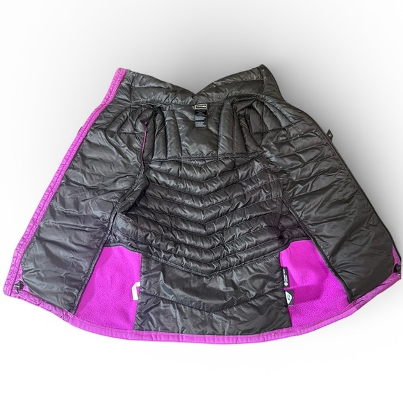 The North Face Puffer Vest Womens Size S 700 Fill Nuptse Down Purple Lightweight - Picture 6 of 14